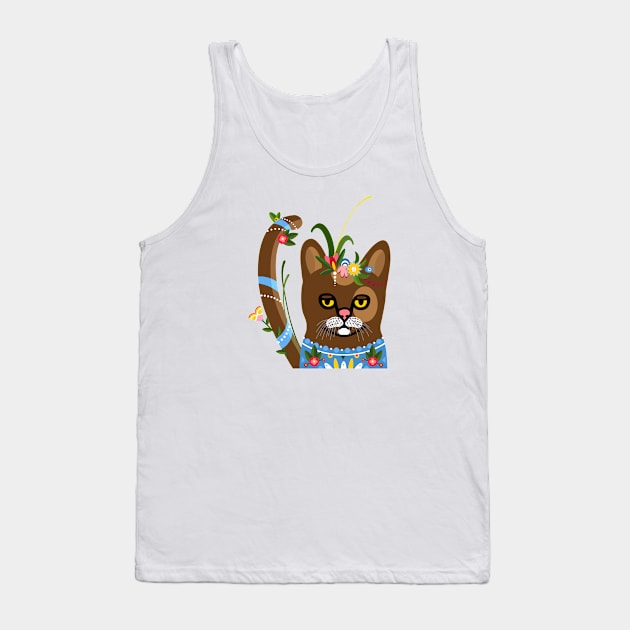 Lady cat Tank Top by AdrianaStore